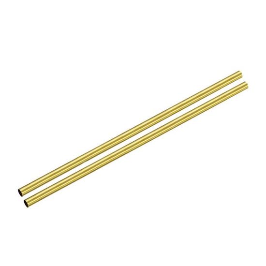 Tuyau Tube VOCOSTE laiton 3mm Diamètre extérieur 250mm Longueur 0,2mm Épaisseur Rond Tube droit