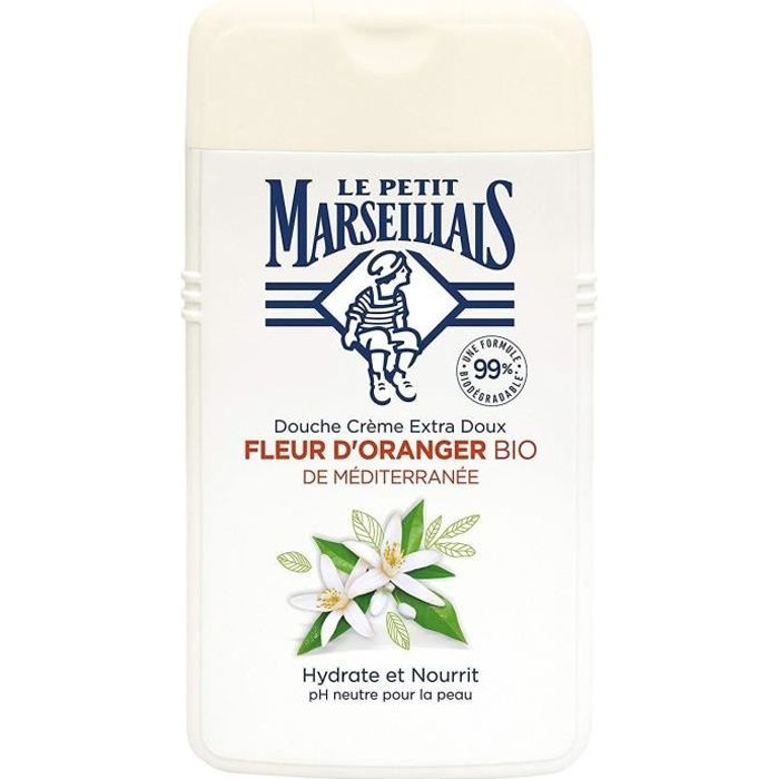 LE PETIT MARSEILLAIS Crème de douche Extra doux Fleur d'Oranger - 250 ml