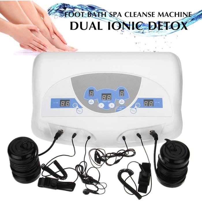 Aides aux soins des pieds Dr.Lefran Circulation Sanguine Double Detox Spa Machine, ION Detox Foot Spa Bath, Cell Cleanse 573260