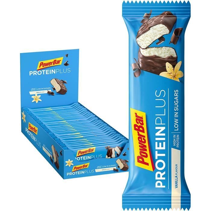 Protein Plus Low Sugar Barre Protéinée Faible en Sucre Vanille 30 x 35 g