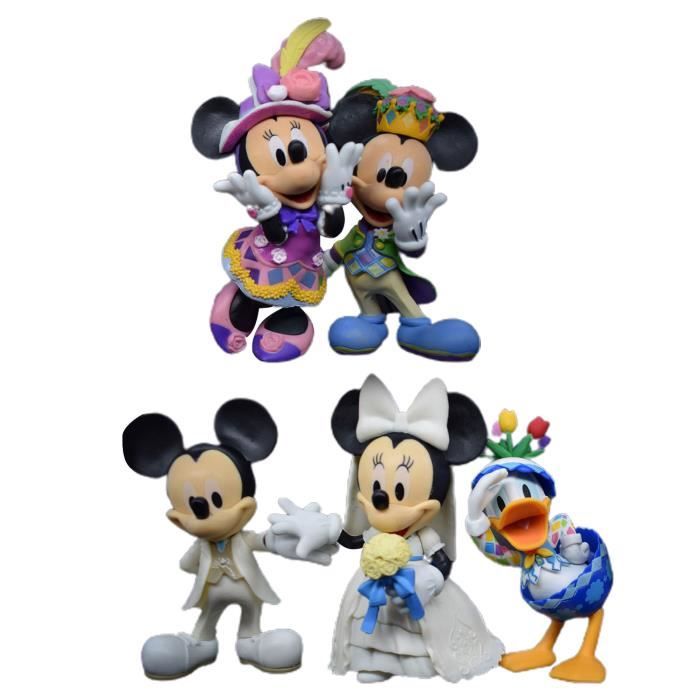FIGURINE MINIATURE - PERSONNAGE MINIATURE Action Figure 52 PCS Cake Decor Vivid Exquis Mickey style-A1