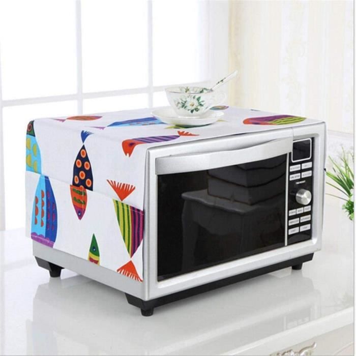 MICRO-ONDES Gouen Housse pour Micro-Ondes avec 2 Poches Four à Micro-Ondes Hotte Housse Anti-poussière pour Huile 302