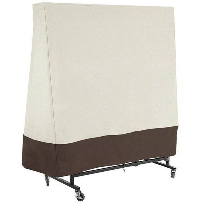 TABLE DE TENNIS DE TABLE HTLLT Waterproof Table Tennis Table Protective Cover Ping Pong Dustproof Table Cover for Indoor Outdoor-I26