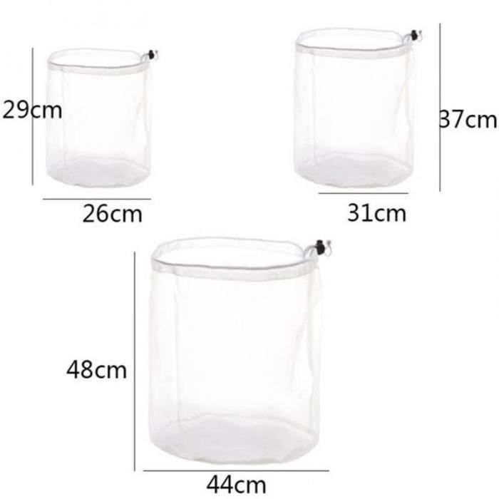 Filet De Lavage,Sac a linge rangement linge lave linge linge soutien gorge aide Lingerie maille filet sac de lavage - Type 44x48