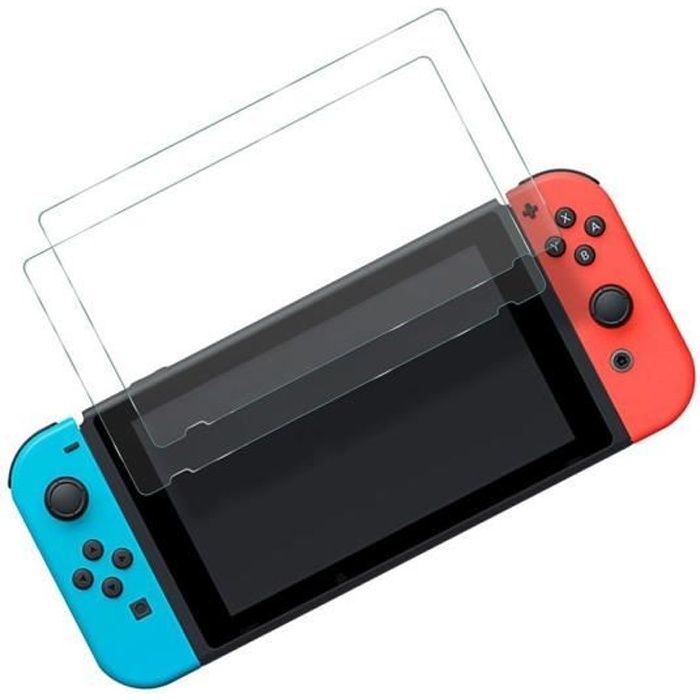 Protection écran pour Nintendo Switch en Verre Trempé 2PCs pour Nintendo Switch