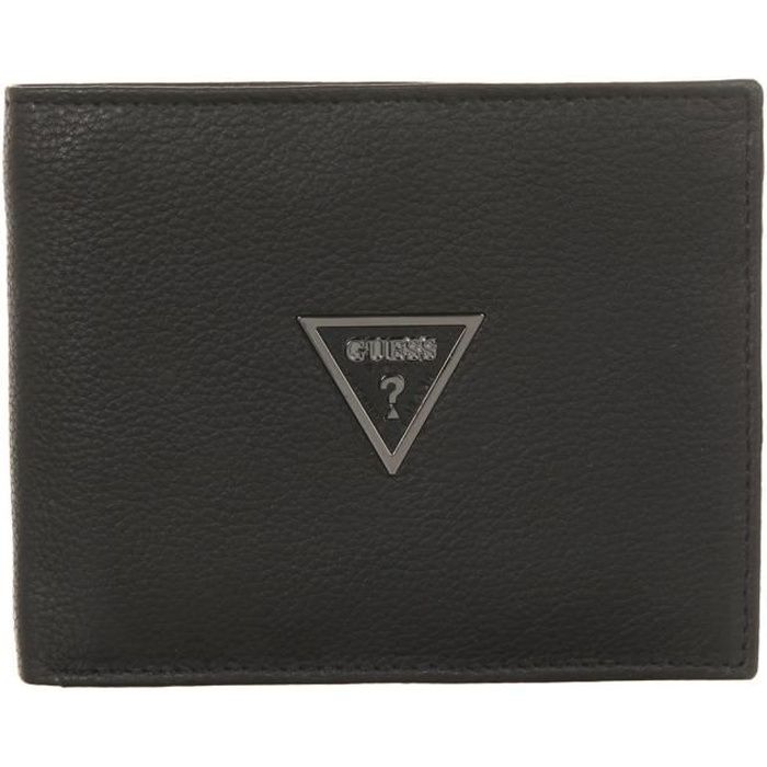 GUESS - porte feuille homme - noir