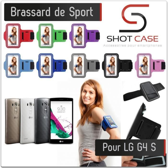 Brassard Sport LG G4 S (NOIR) Etui Housse Protection Couleurs