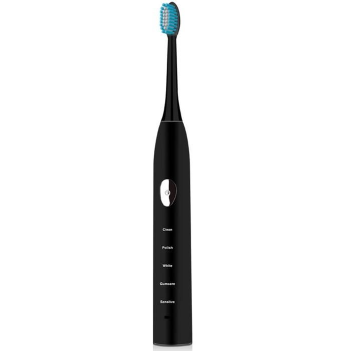 Brosse a dents electrique de USB rechargeable , Brosse a dents electrique de vibrant sonique, Brosse a dents electrique etanche