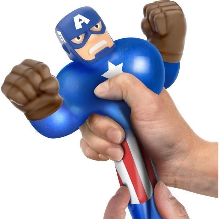 SHOT CASE - Goo Jit Zu Marvel - 41135 - Figurine 11cm Captain America