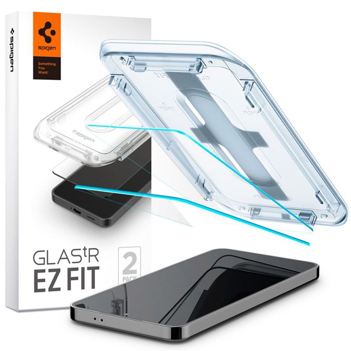 Verre trempé Spigen GLAS.TR EZ FIT 2.Pack - Verre trempé pour Samsung Galaxy S24+ (2 pièces)
