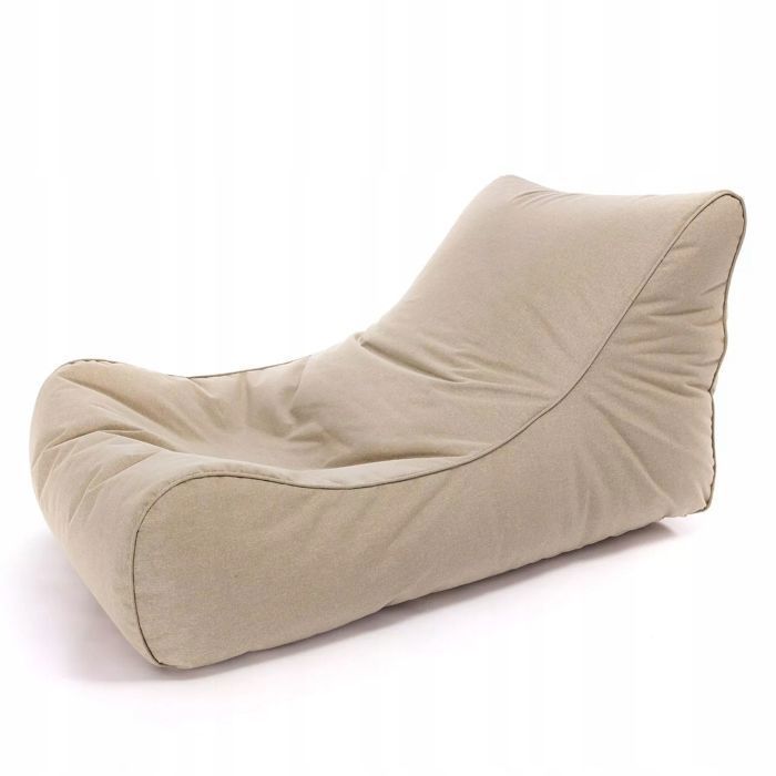 Pouf Poire Ecopuf Master Atlanta - Fauteuil Canapé Coussin de Sol Pouf dintérieur/extérieur - Nature