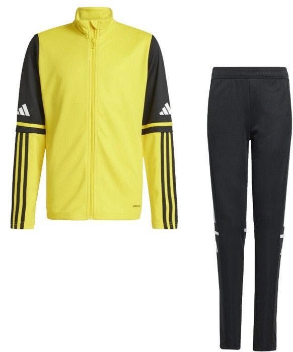 Jogging Enfant - Adidas - Aerodry - Jaune et Noir - 100% Recyclé - Respirant