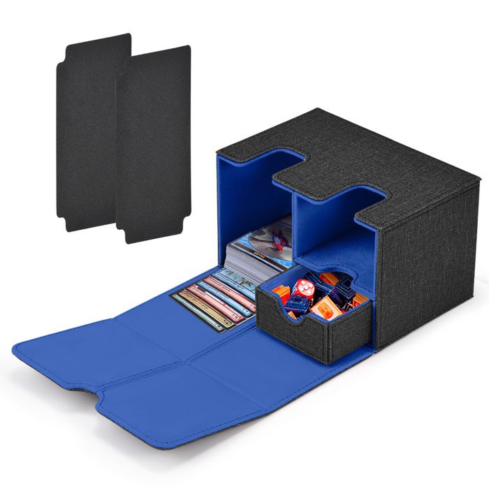 Anseom – 48 Dés Compteurs D6 16 Mm – Positifs Et Négatifs – Noir Et Blanc – Sac Velours – Pour MTG, Jeux De Cartes