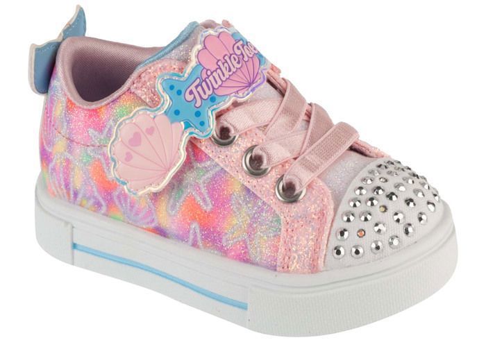 Skechers Baskets pour filles - Rose - Skechers Twinkle Sparks - Underwater Magic