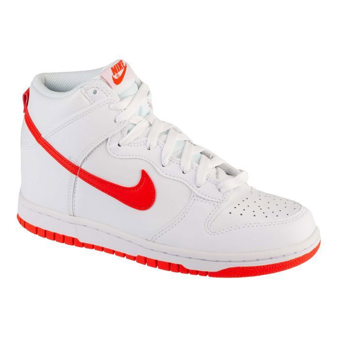 Nike Nike Dunk High Gs DB2179-111 pour filles Blanc sneakers