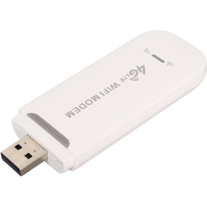 Routeur WiFi USB 4G LTEPoint Daccès WiFi Mobile de Poche 150 Mbps avec Emplacement pour Carte SIMCryptage WiFi WPA WPA2Modem