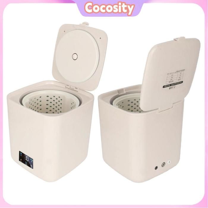 Cocosity Petite machine à laver automatique Machine à laver entièrement automatique 7L Machine à luminaire linge Bouche EU Beige - Cocosity