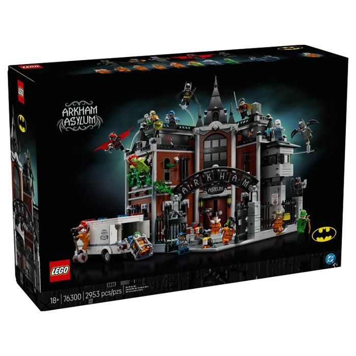 Jeu de construction - LEGO - 76300 - Arkham Asylum - 18 ans et plus - Détails authentiques - Batman