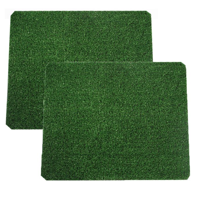 Meilleurs prix pour Pack of 2 Artificial Grass Dog Toilet Balcony Dog Toilet Replacement Lawn Puppy Toilet Reusable Training Pee Pads for Small Large
