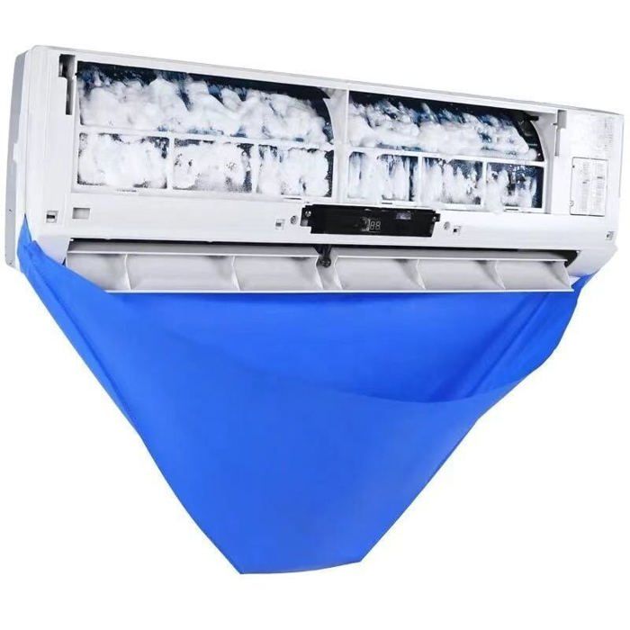 Générique Housse de Nettoyage pour climatiseur Housse de Nettoyage étanche pour climatiseur, Sac de Protection Anti-poussière pour climatisation 1P-2P/2-3p