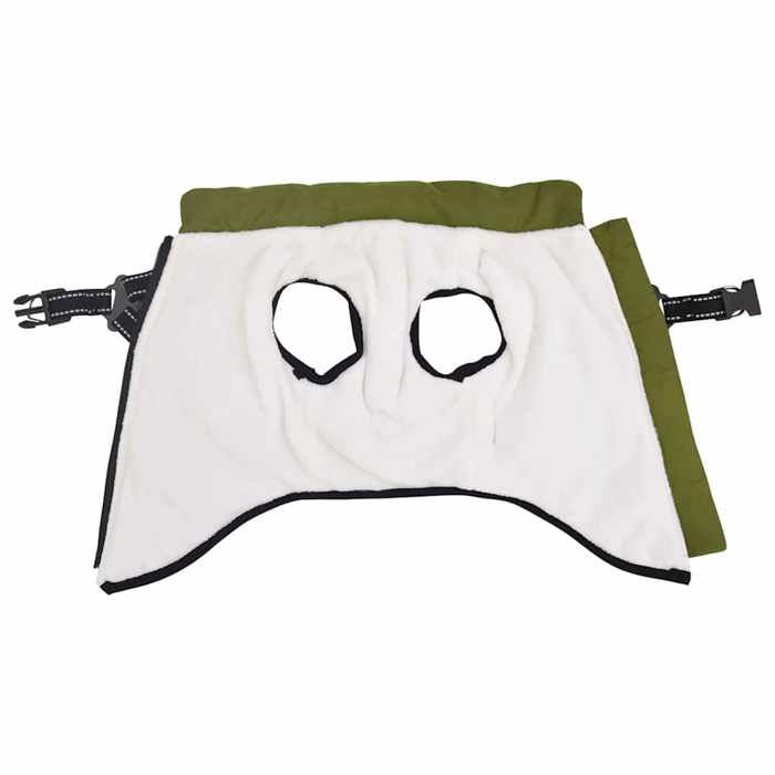 PROMOTION ManteauVeste pour chien - VENT-FLASH - Vert armée L Fleece et Polyester 268411