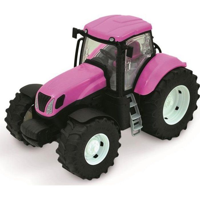 Tracteurs - Tupiko - Rose - Plastique - Véhicule agricole