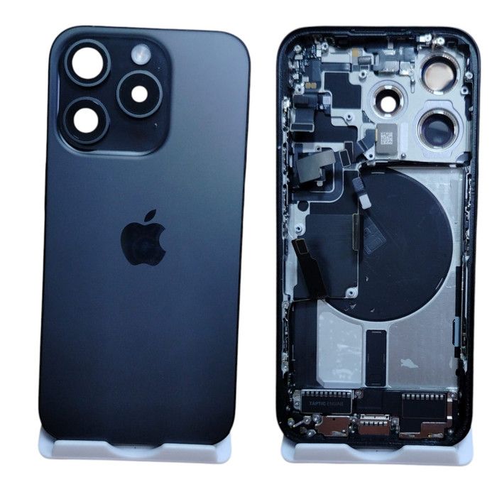 Acheter Châssis principal et Vitre Arrière original pour Apple iPhone 15 Pro Noir Reconditionné - 261,99 € Châssis principal et Vitre Arrière original pour Apple iPhone 15 Pro Noir Reconditionné - N/A reconditionné disponible sur Cdiscount Seconde Vie