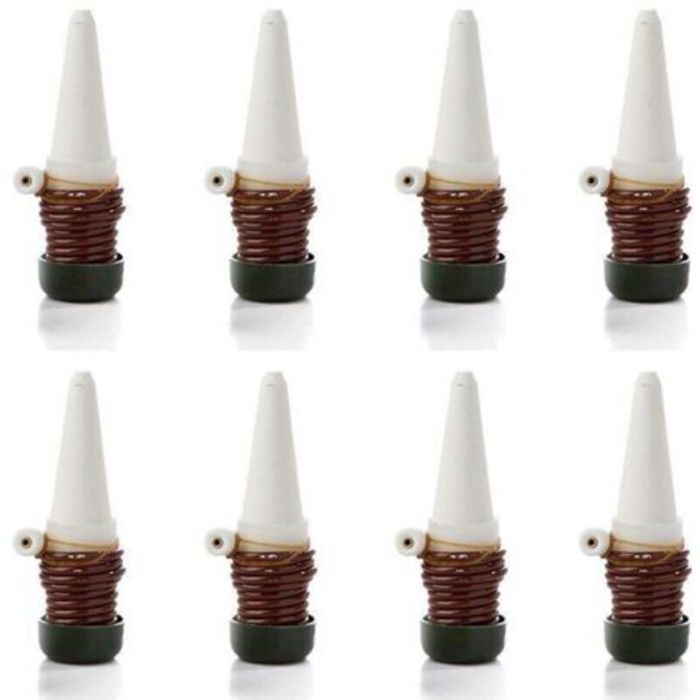 Lot de 8 dirrigation Distributeur deau automatique pour Céramique Chambre Plante dirrigation Pointes bonsaï plantes fleurs