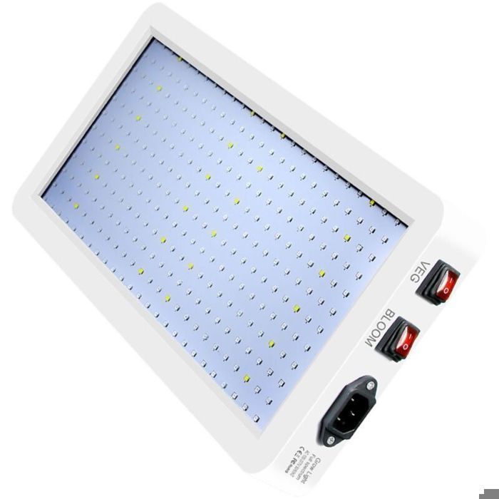 Lampe de culture LED 2000 W pour plantes dintérieur 312 LED à spectre complet double interrupteur pour légumes et fleurs étan