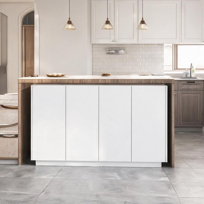 Blanc Laqué MDF Servers and Sideboards and featuring 55.1 x 15.8 x 29.5 in with Buffet laqué blanc 140 cm