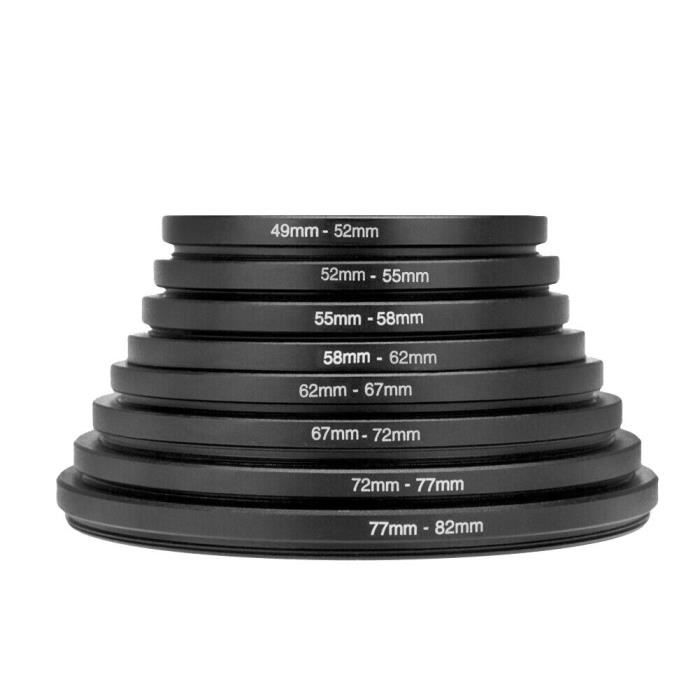 49 mm Adaptateur Filtre 52 mm Adaptateur Step-Down 52-49 49 mm Adaptateur Filtre 52 mm Adaptateur Step-Down 52-49