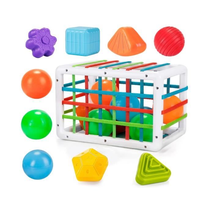 Jouet Bebe 1 2 Ans, Jeu de tri 6 9 12 18 Mois Bébé, Cube d'activité de  Développement, Jeux Educatif Enfant Jouet Sensoriel, Cadeau - Cdiscount Jeux  - Jouets