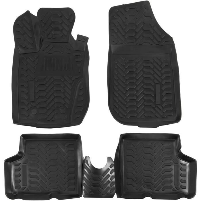 OMAC Tapis de sol pour Hyundai Tucson 2004-2010 en caoutchouc Noir - Auto OMAC Tapis de sol pour Hyundai Tucson 2004-2010 en caoutchouc Noir - Auto