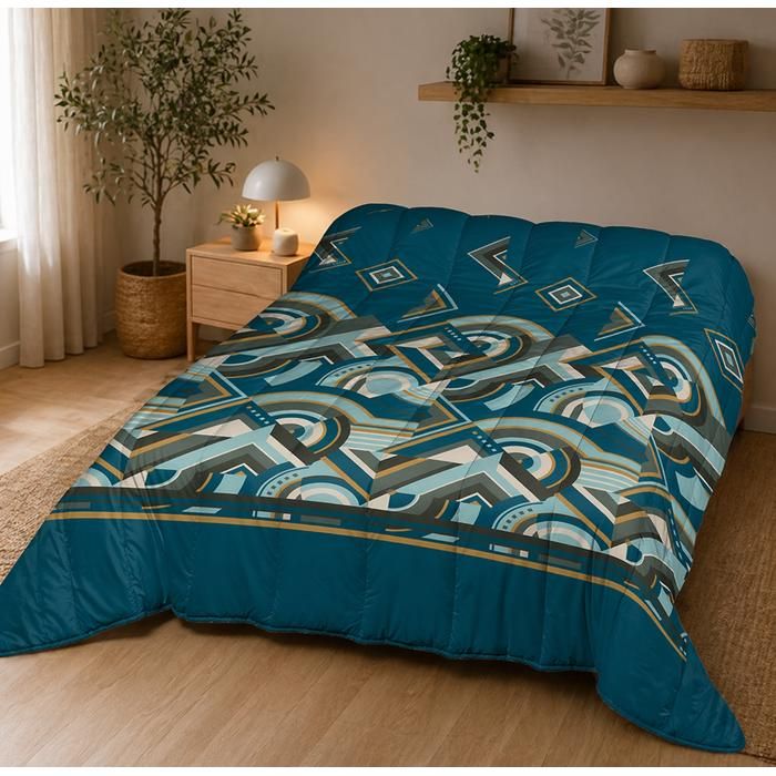 Couette - Sophar - 200 x 200 cm - Tempérée mi-saison - Garnissage 300 g/m² microfibre