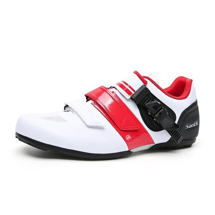 Chaussures Vélo Peloton Avec Cales 3 Points - Taille 36 (mixte), Ajustables