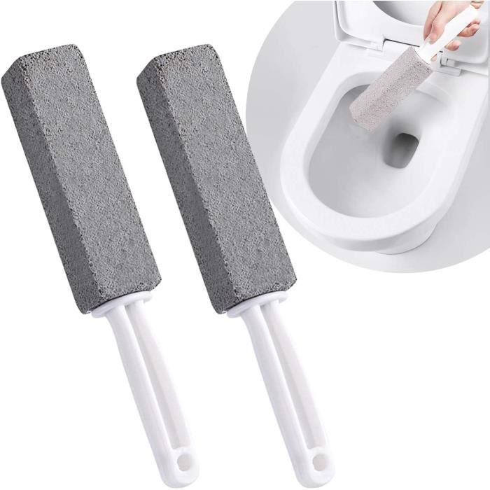 Kit 8 Pierres Ponce Nettoyage Toilettes Avec Manche Et Crochets - Élimine Calcaire Et Rouille
