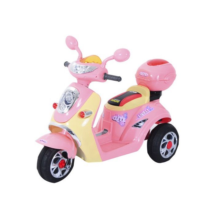 Scooter électrique Enfant Challenger 12 Plus - Avec Haut-parleur Bluetooth (rouge)