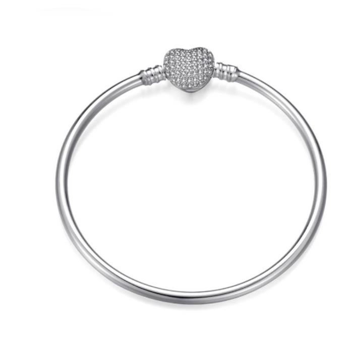 Bracelet Jonc Coeur Nu à Charm's Argent 925 - Achat / Vente ... Bracelet Jonc Coeur Nu à Charm's Argent 925 - Achat / Vente ...