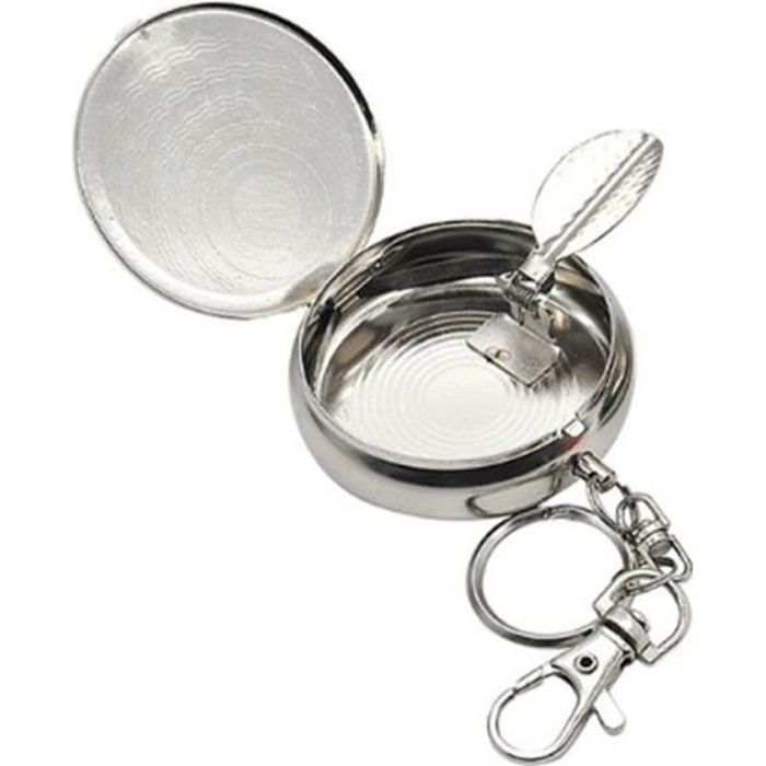 Mini Cendriers De Poche Anti-odeurs - Lot De 2, Avec Crochet - Résistant à La Chaleur, Portable - Pour Fumeurs En Déplacement - 8