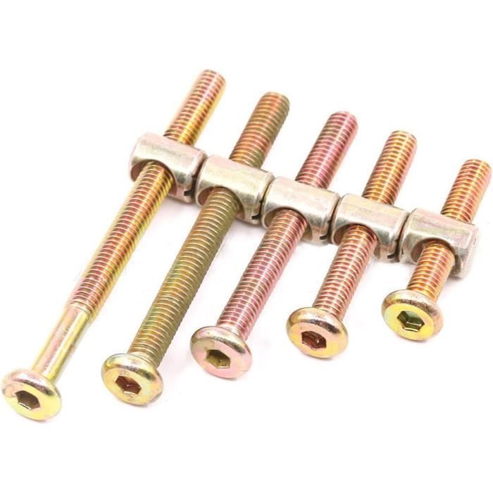 Zerone écrous Kit D'accessoires de Fixation de Vis à TêTe Creuse