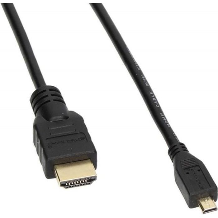 INECK® 3m Câble HDMI vers Micro HDMI (Type D) Pour Tablettes et