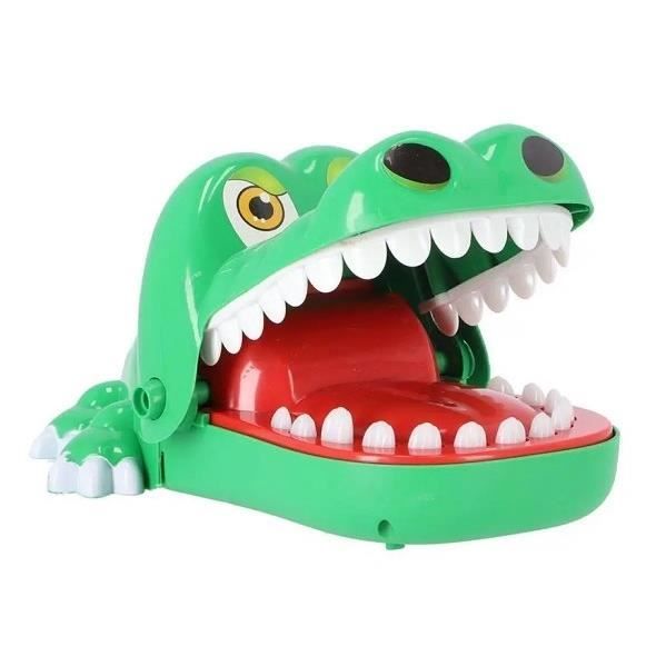 Croco dentiste le crocodile croc mord doigt rigolo Grand format 21x14 5cm Jeu  d action classique enfant Jouet et carte Tigre - Cdiscount