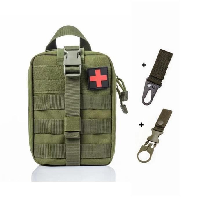 Pochette Médicale Tactique Wosport – Micro Med Kit – Molle, Nylon (14x10cm) – Neuf