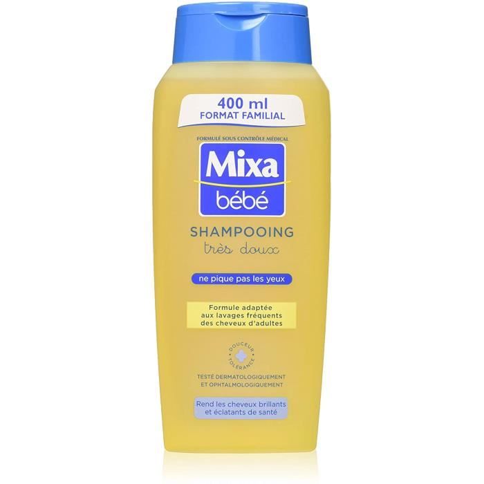 Soins Des Cheveux Mixa Bebe Shampoing Tres Doux 400 Ml Cdiscount Au Quotidien