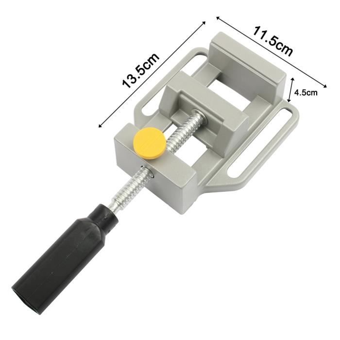 Support De Perceuse à Colonne - Étau De Table Réglable 360° Fonte Aluminium