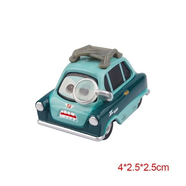 couleur Professeur Z Voiture Pixar Cars 3 2 en alliage de métal moulé sous pression pour garçons jouet cade