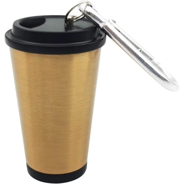 Cendrier De Poche Portable - Anti-odeur, En Acier Inox, Clipable, Pour Camping, Voyage
