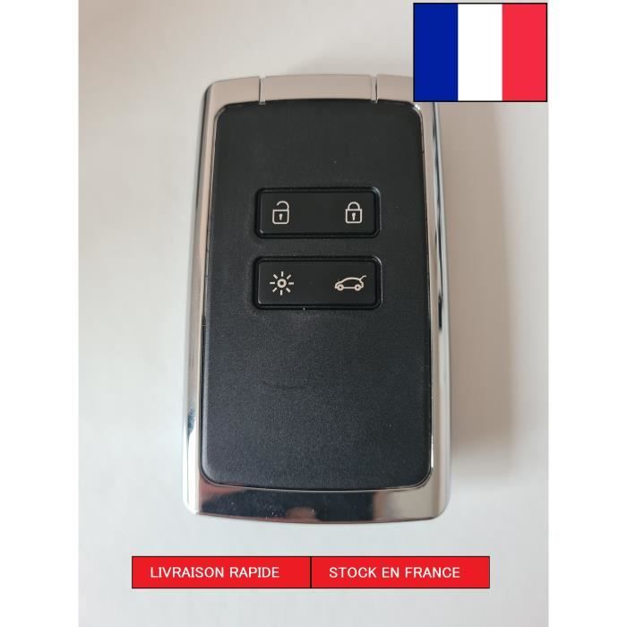 carte clé vierge 4 bouton Renault Megane 4 Talisman Espace 5 Scenic 4 main libre