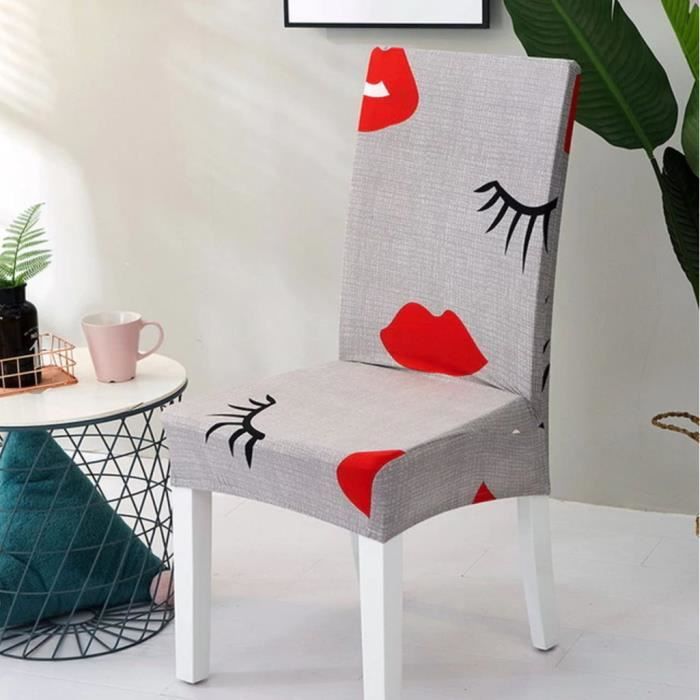 O'woda 6 Pièces Housse De Chaise Extensible Spandex Blanc - Protection Élégante Pour Salle à Manger