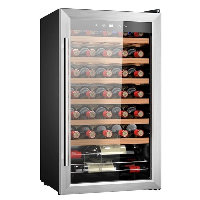 Cecotec Cave à vin 34 bouteilles Bolero grandsommelier 34030 inox compressor 80 L Refroidissement par compresseur - Cecotec